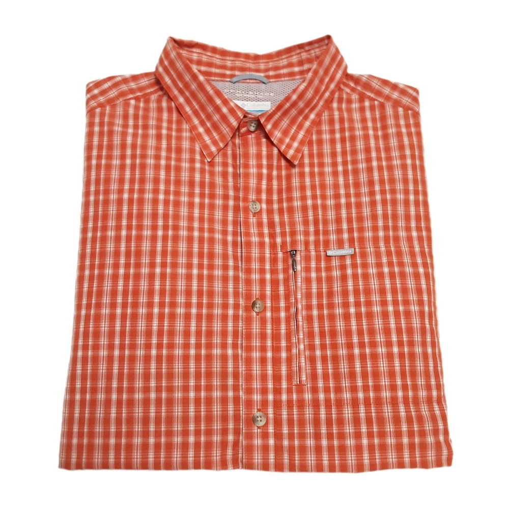 Columbia Omni Shade Button Up Shirt Mens XL